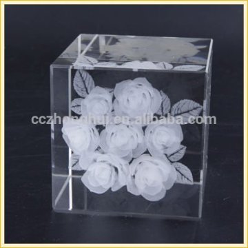 popular crafts crystal cube, crystal crafts