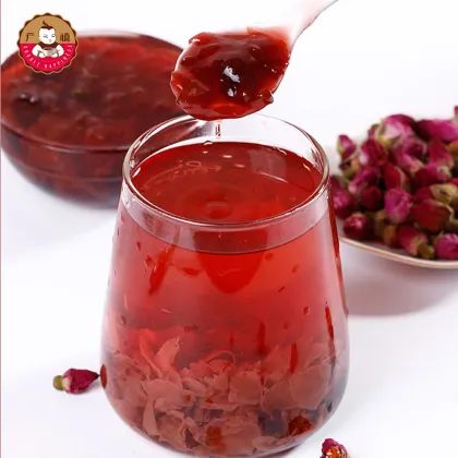 1.1kg Xianhuo Hot Selling Rose Flower Tea Sauce Tea Jam for Liquor Stores