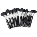 Scuab Makeup Gairmiúil 14pcs Socraigh Gruaige Sintéiseach Bog