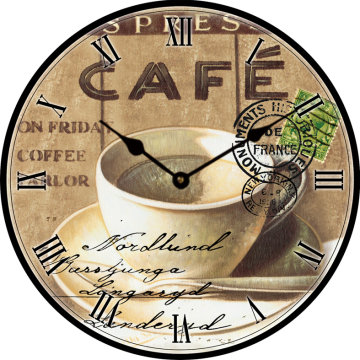 Cafe Craft MDF Wall Clock