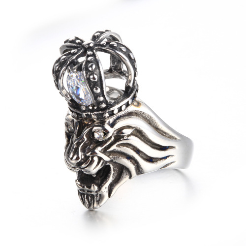 animal lion ring