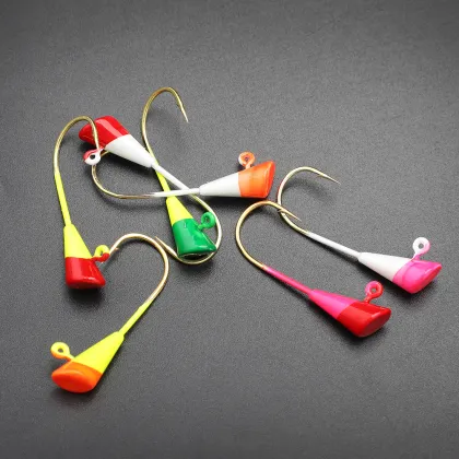  SUPERIORFISHING Saltwater Shad Jig Head Worm Hook JY1007