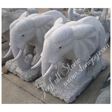 Stone Elephant Statues Sculpture