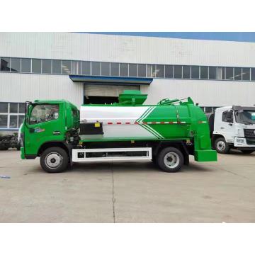 Dongfeng de tamanho médio 6 caminhão de lixo cúbico
