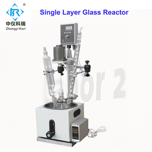 Precio de fábrica 10L Reactor de vidrio de laboratorio químico