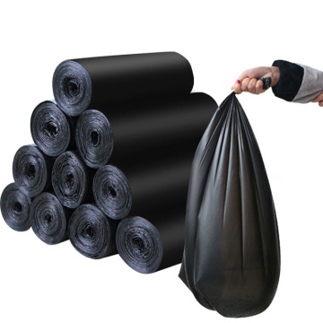 Bolsas de basura de servicio pesado bolsas de basura de 40 a 50 galones transparentes 1,5 mil color negro de 40 "x 46"