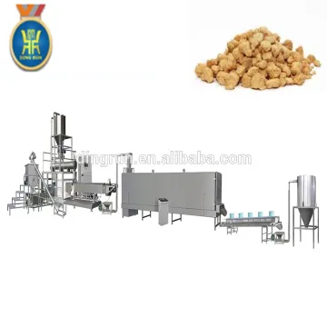 stainless steel automatic soy protein food meat making plant