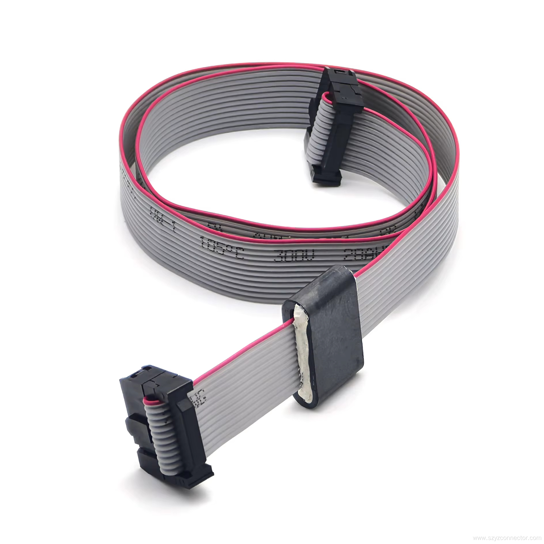 Flat Cable Connecting Wire With Magnetic Ring:FC12P (3)*2H Inner Length L=510mm