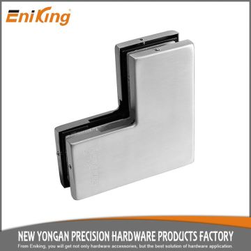 Best quality 201ss corner patch fittings glass fittings