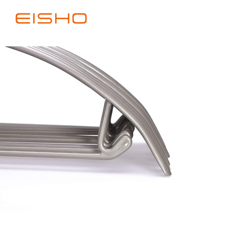 PVC Coating Metal Clothes Hanger with Chrome Hook