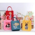 Pola Kartun Lucu Tas Felt Women