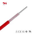 Cabo isolado de borracha de silicone 1,0 mm² vermelho