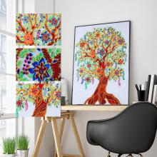 أزياء الأشجار الملونة 5D الماس اللوحة