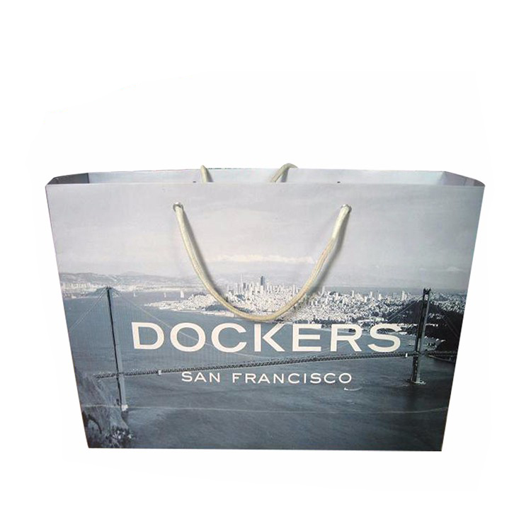 Custom Paper Bag Recycled Brown Paper Bag with logo Printed