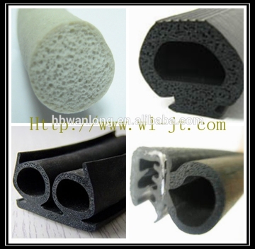 rubber edging for sheet metal seal strip