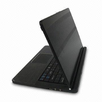 Netbook with Intel Atom N450 1.66GHz CPU, 1 to 2GB Memory and 1,366 x 768-pixel Resolution