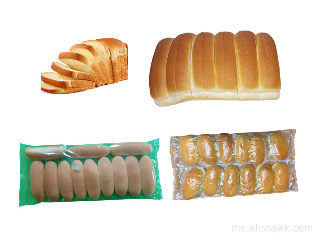 beg bantal baguette Perancis automatik mesin pembungkusan makanan