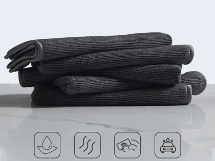 Car drying microfiber rag soft microfiber rag cloths