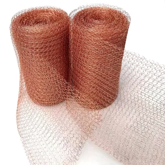 Copper Blocker Knitted Copper Mesh: DIY Yard Gun Barrel Cleaning Fabric