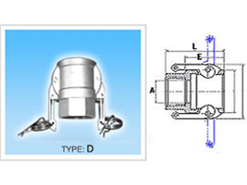 Camlock Type D Coupler Female