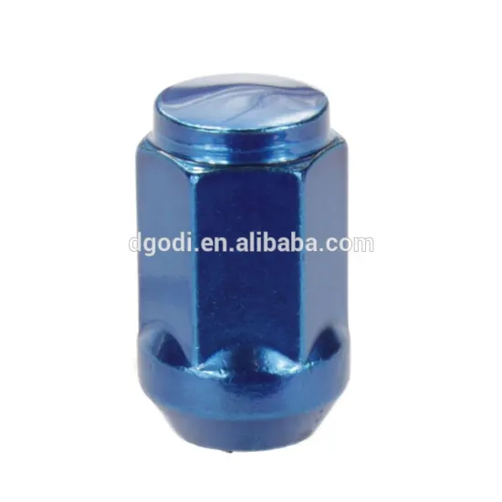 Best quality chrome wheel nut blue covers