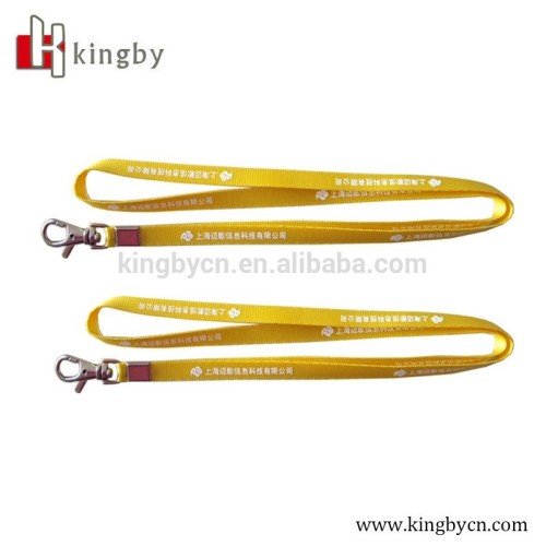 customized logo nylon material lanyard for promotion gifts