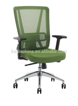 KL-X3-51B durable good price design BIFMA middle mesh back SS leg factory sell green material OEM custom made office chair
