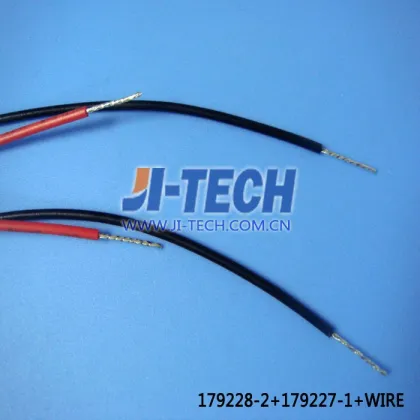 AMP/tyco TE connector wire harness cable 179228-2+179227-1+wire harness housing+terminal+wire harness & cable manufacturer