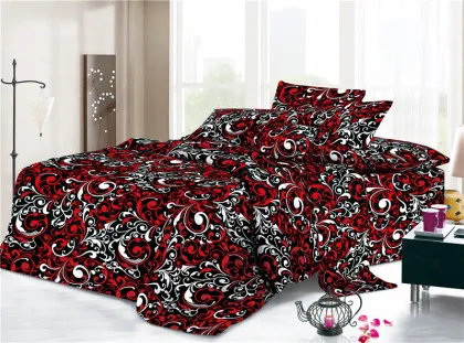 Home Polyester Plain Printed Bed Cover Bedding Sheets