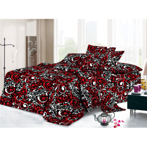 Home Polyester Plain Printed Bed Cover Bedding Sheets