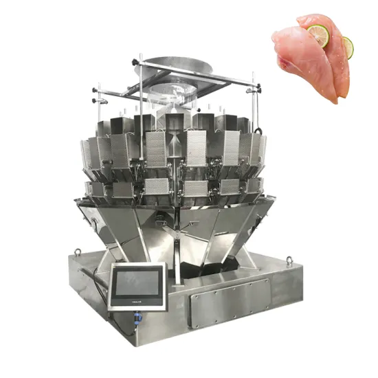 High-Quality 18-Head Chicken Breast Feeding and Packaging Machine with Multihead Weigher