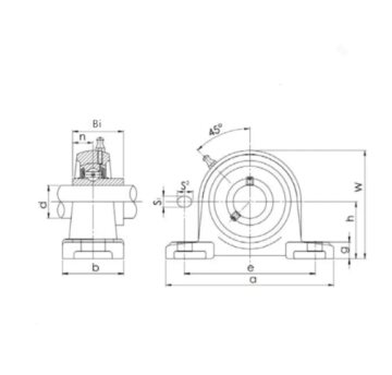 UCP210 Asahi Pillow Block Block Bearing