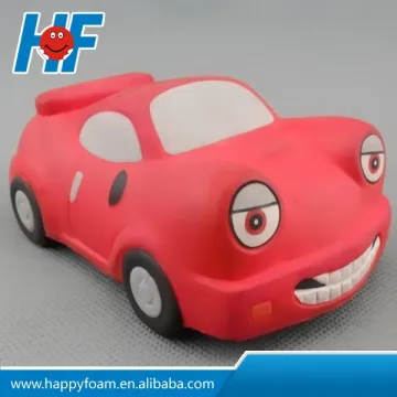 Anti cheap stress car pu foam toy cars shaped