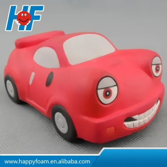 Anti cheap stress car pu foam toy cars shaped