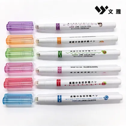 Professional Multi Pattern Line Marker Pen Set