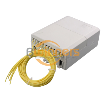 Mont de paroi de terminaison de fibre 12 ports SC Pigtail 1x8 Splitter