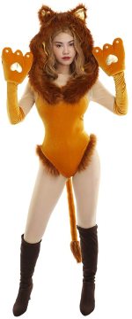 Cosplay Costume For Females Eco-Friendly Sexy Lion