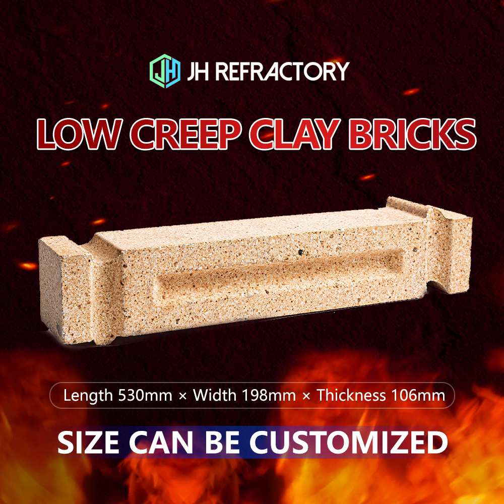 Low creep clay bricks Shaped bricks size