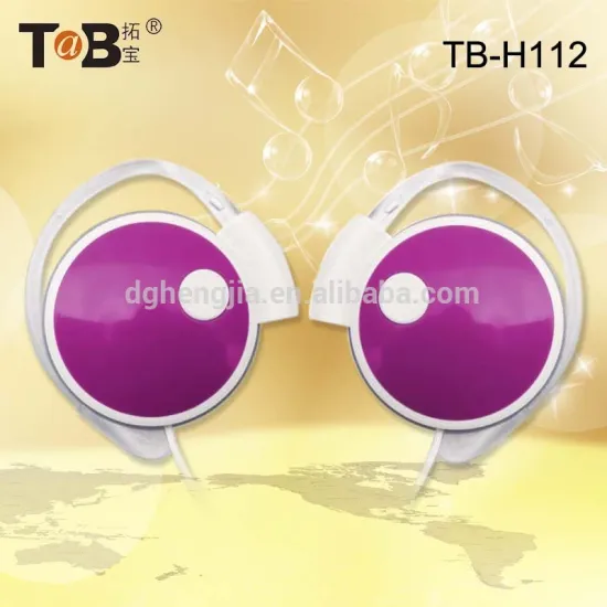 earphone manufacturer supply stereo ear hook earphone for android phone