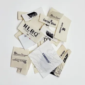Custom High Quality Cotton Soft Labels for Baby Clothing and Shirt Neck Tags