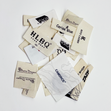 Custom High Quality Cotton Soft Labels for Baby Clothing and Shirt Neck Tags