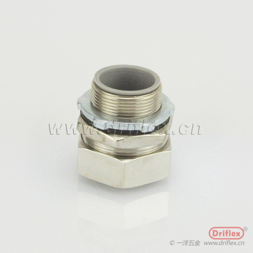 Driflex manufacture nickel plated brass connector with good quality