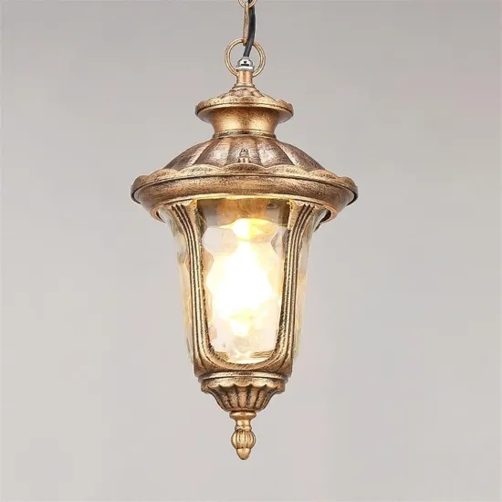 European Style Modern Vintage Hanging Outdoor Lantern Garden Pendant Lights
