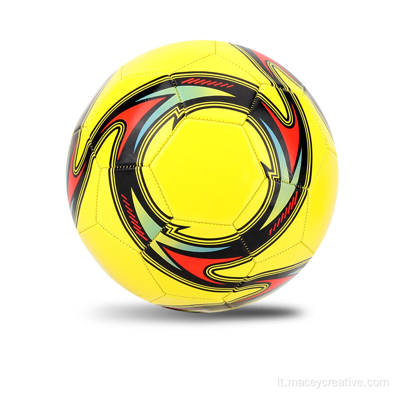 pallone da calcio in gomma in PVC per interni personalizzata