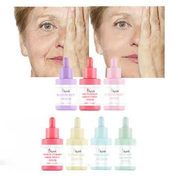 Natural Organic Fruit Serum - Anti-Aging Face Firming Moisturizer with Vitamin C