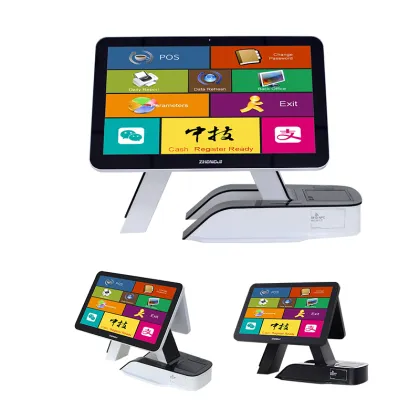 Zhongji A6 Posiflex Touch Screen POS System with Card Reader