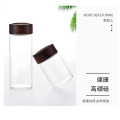 150ml airtight glass bottle with wooden cap