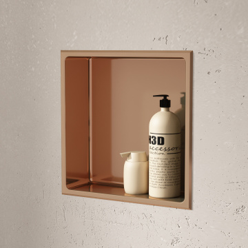 Brushed SUS304 High Quality Bathroom Shelf Shower Niche