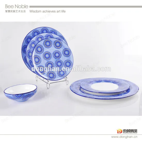 tableware saucers hand painted porcelain with circle figure