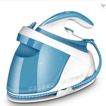 Portable Home Ironing Station featuring a Ceramic Soleplate, Iron Lock, and Removable Water Tank for Convenient Ironing